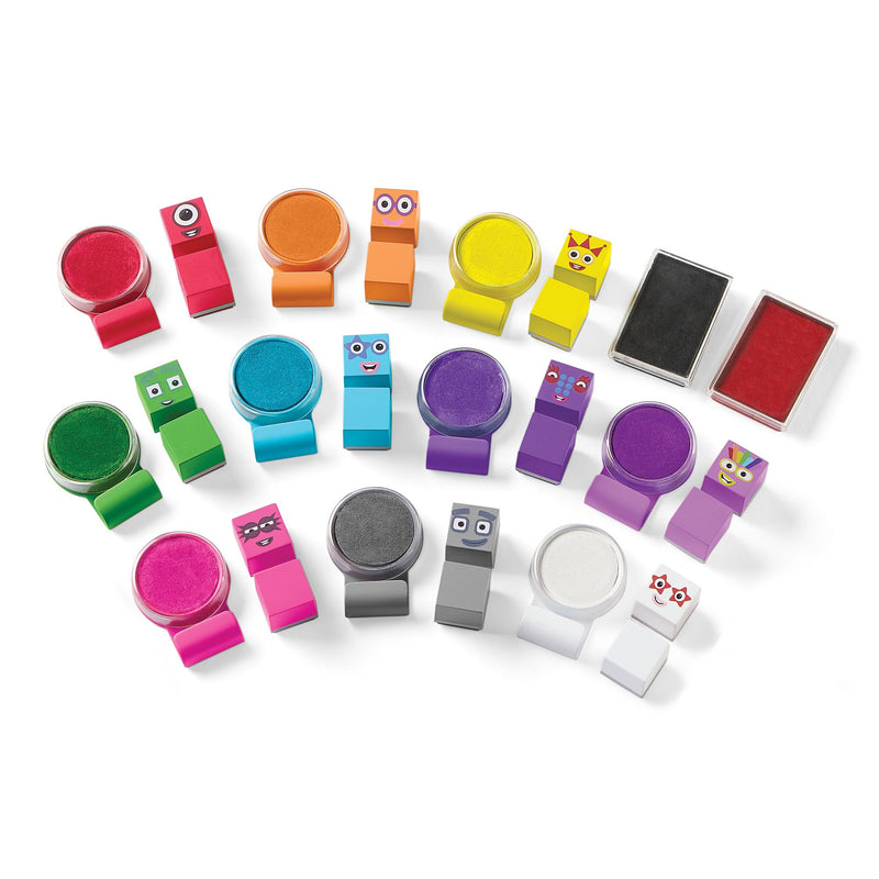 Numberblocks Stampoline Park Stamp Activity Set - Image