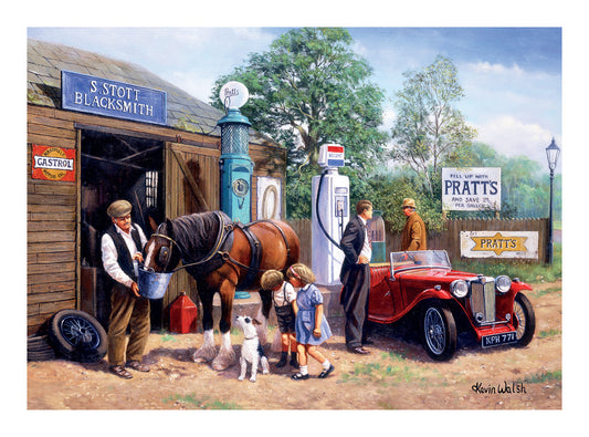 Nostalgia Collection Taking on Fuel 1000 Piece Jigsaw Puzzle