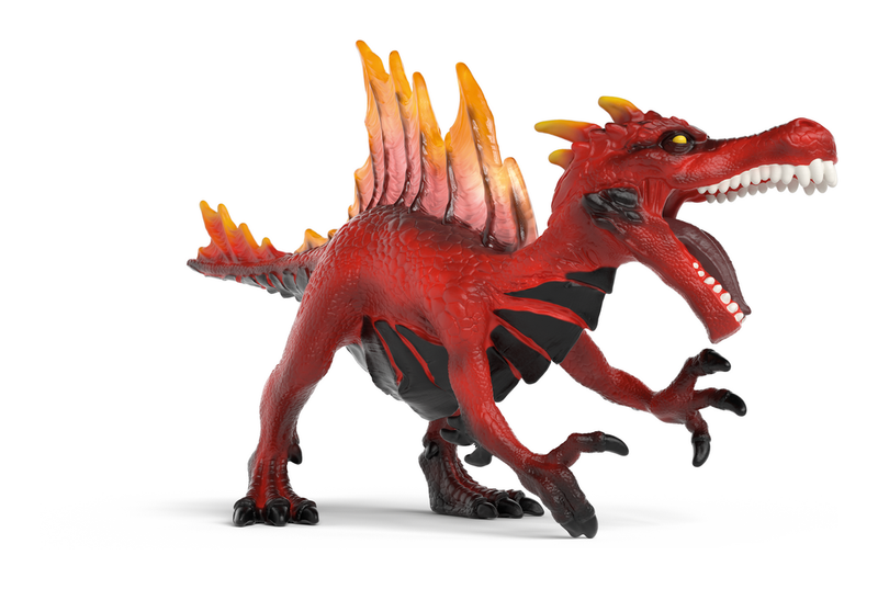 Schleich - Fire Saurian VS Jungle Lizard - Image