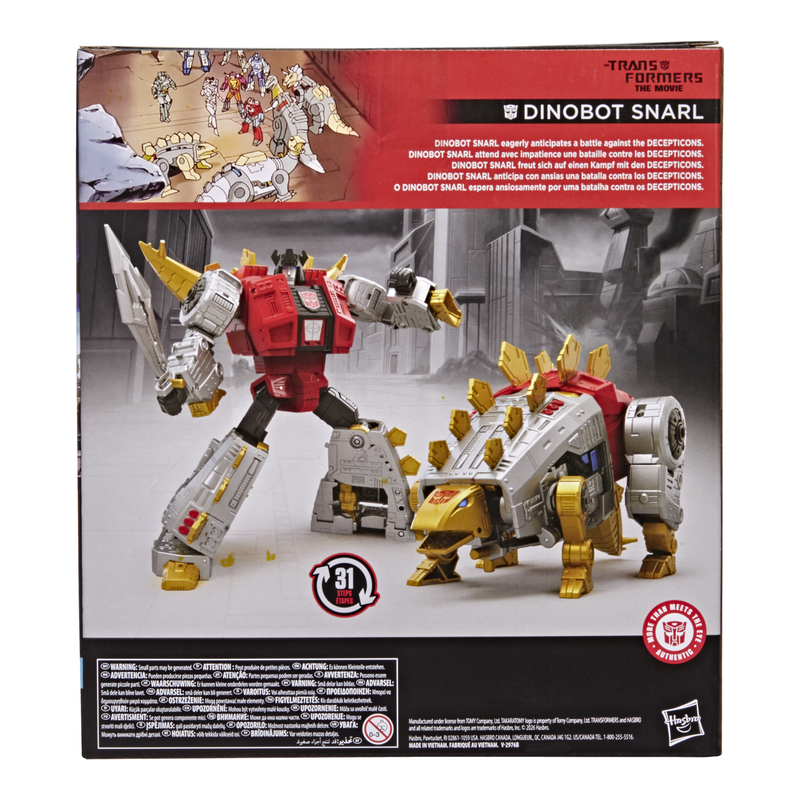 Transformers Studio Series The Transformers: The Movie Dinobot Snarl