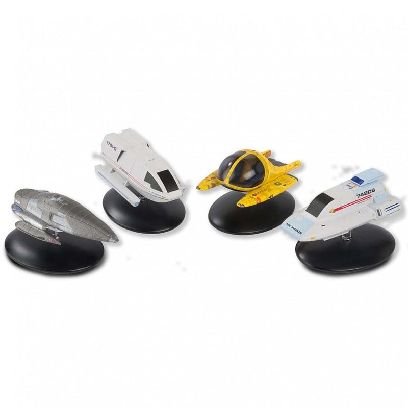 Shuttlecraft Set 6 (Sphinx Workpod, Type-18 Shuttlepod, Galileo-type Shuttlecraft Hawking and Janeway's Armo, close-up detail