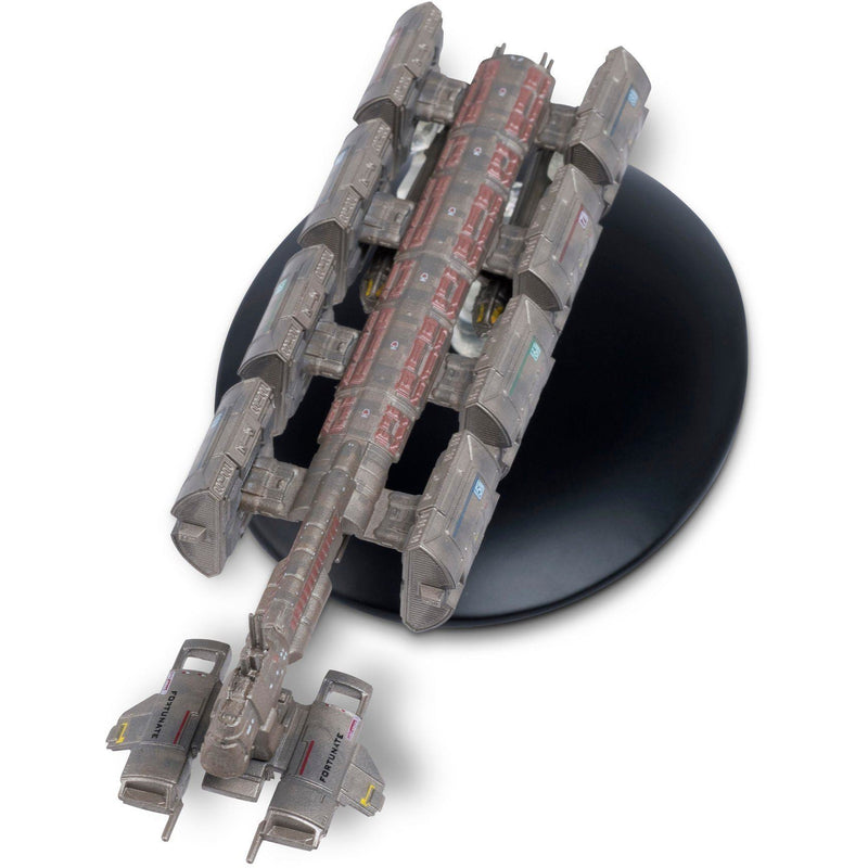 ECS Fortunate Starship Model Die Cast Ship (Eaglemoss / Star Trek), rear view