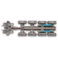 ECS Fortunate Starship Model Die Cast Ship (Eaglemoss / Star Trek), in display