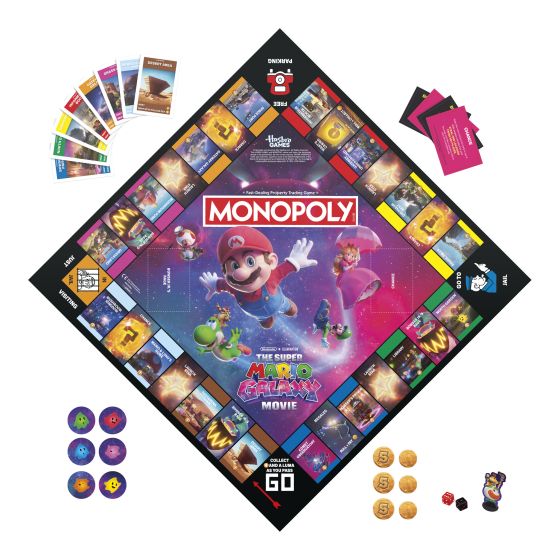 Monopoly: The Super Mario Galaxy Movie Edition Board Game