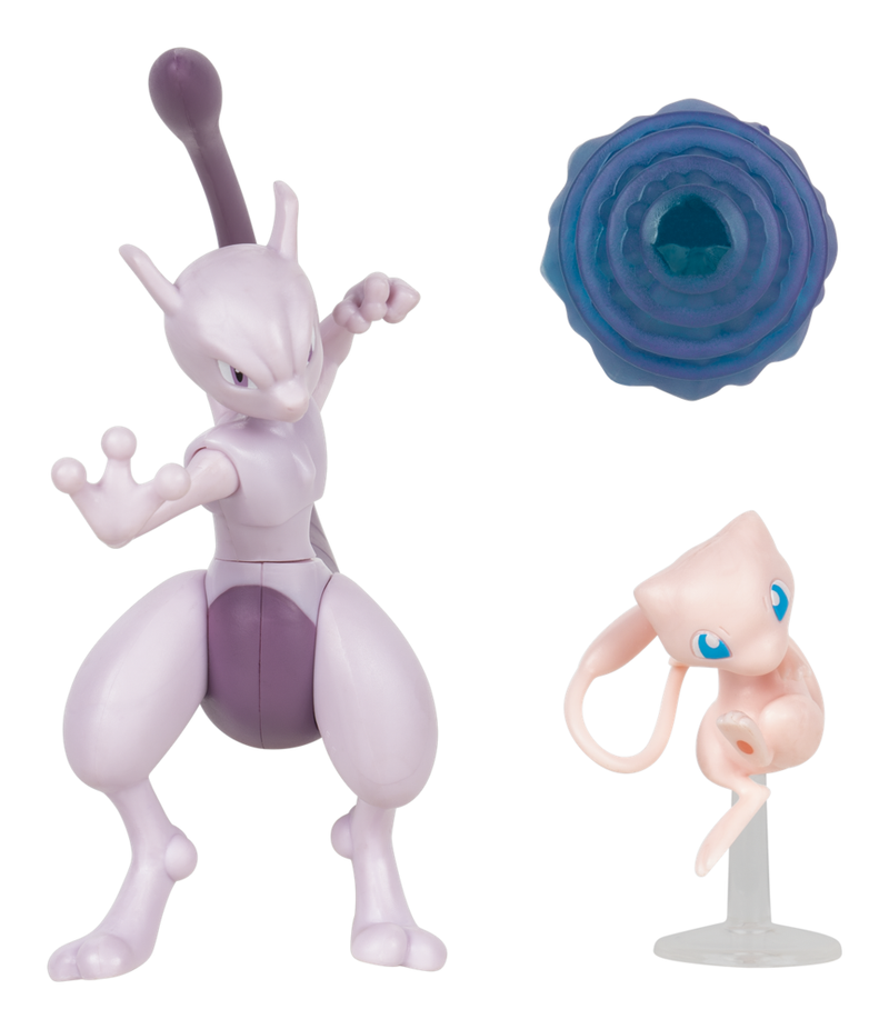 4.5" Mewtwo & 2" Mew Figure 2-Pack
