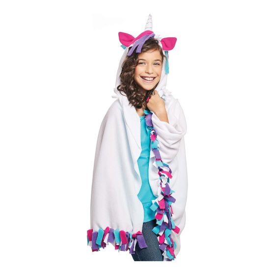 Make It Real Unicorn Hoodie Blanket