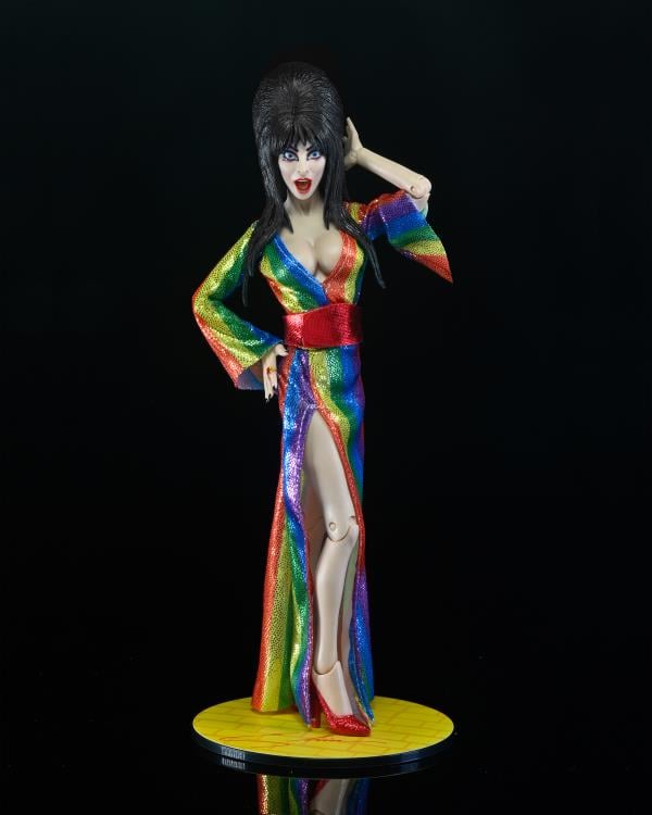 NECA Elvira Mistress of the Dark Elvira (Over the Rainbow Version) 8" Action Figure