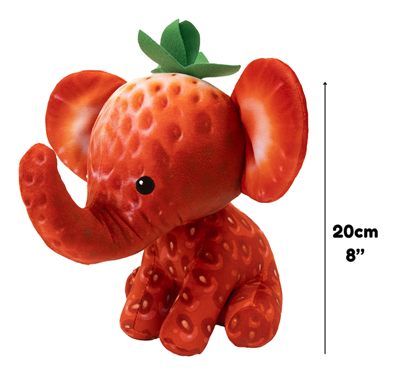 Foodibles Series 1 Large Plush: Strawberry Elephant