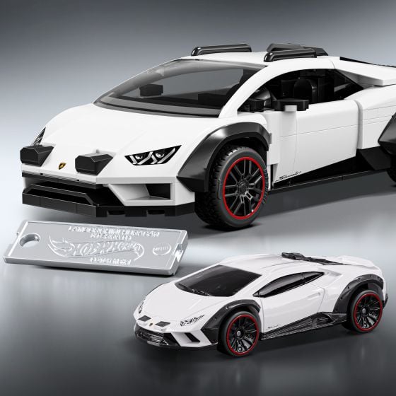 Mattel Brick Shop Hot Wheels Lamborghini Huracan Sterrato