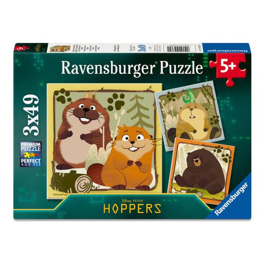 Disney Pixar Hoppers 3x49 Piece Jigsaw Puzzle