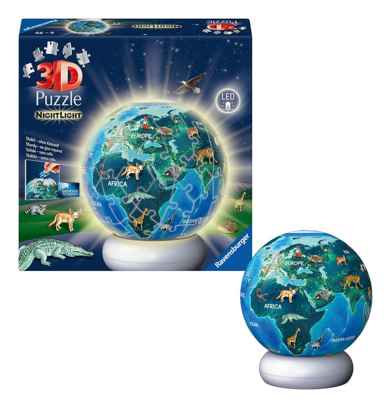 Earth at Night 3D Puzzle Night Light - Image