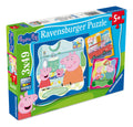 Peppa Pig 3x 49 Piece Jigsaw Puzzles