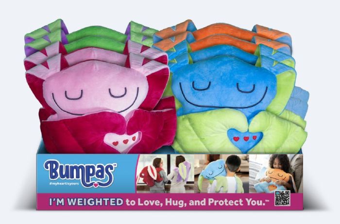 8 Count Assortment 14" Bumpas Weighted Plush Character
