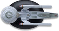 U.S.S. Pasteur NCC-58925 (Olympic-Class) Model Die Cast Ship (Eaglemoss / Star Trek), in display
