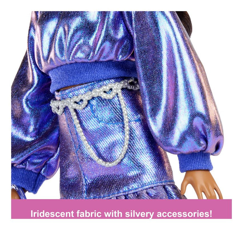 Barbie Deluxe Style Metalic - Blue Sweater - Image