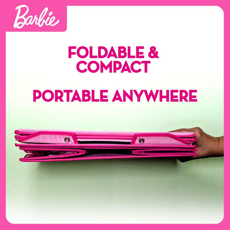 Barbie 2 in 1 Foldable Role Play Vanity Storage - Image