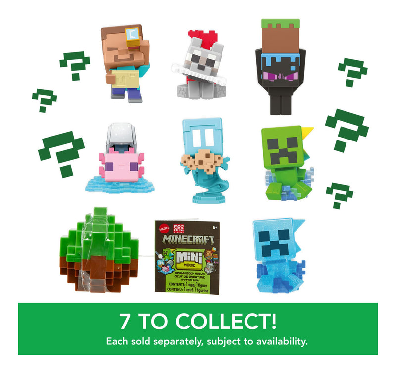 Minecraft Mini Mode Spawn Egg Assortment - Image