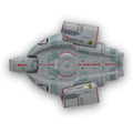 I.S.S. Defiant NX-74205 (Mirror Issue M3) BONUS ISSUE Model Die Cast Ship (Eaglemoss / Star Trek), additional view