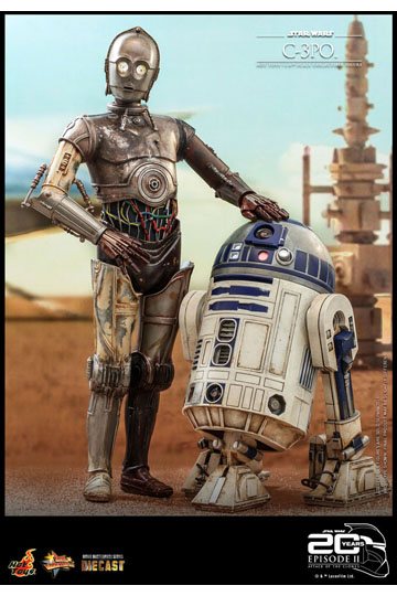Hot Toys Star Wars Attack Of The Clones 20th Anniversary 1/6 Scale C-3PO Figure