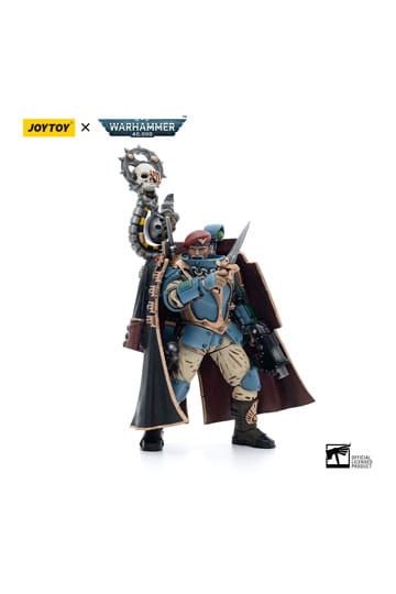 JoyToy Tempestor Prime 55th Kappic Eagles Warhammer 40K Astra Militarum Tempestus Scions 1/18 Scale Action Figure