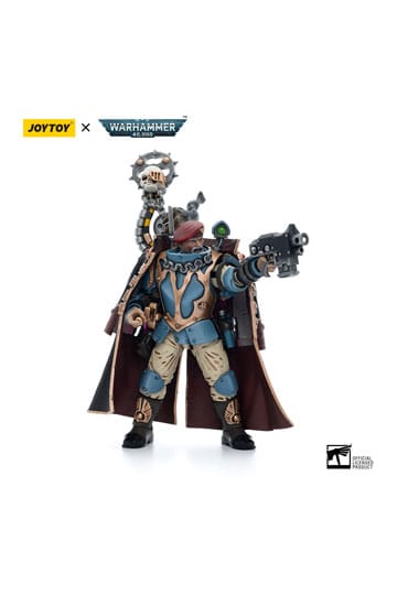 JoyToy Tempestor Prime 55th Kappic Eagles Warhammer 40K Astra Militarum Tempestus Scions 1/18 Scale Action Figure