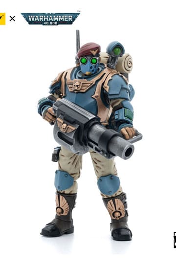 Warhammer 40K Tempestus Scions Command Squad Astra Militarum Action Figure (1/18 Scale)