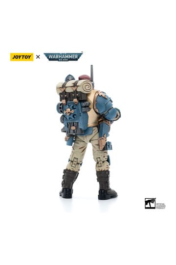 Warhammer 40K Tempestus Scions Command Squad Astra Militarum Action Figure (1/18 Scale)