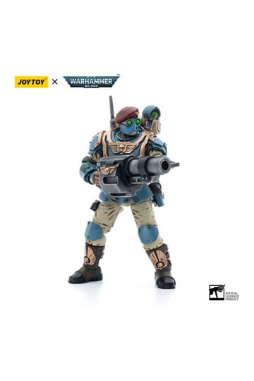 Warhammer 40K Tempestus Scions Command Squad Astra Militarum Action Figure (1/18 Scale)