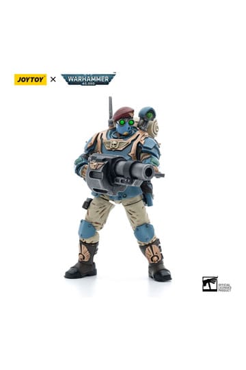 Warhammer 40K Tempestus Scions Command Squad Astra Militarum Action Figure (1/18 Scale)