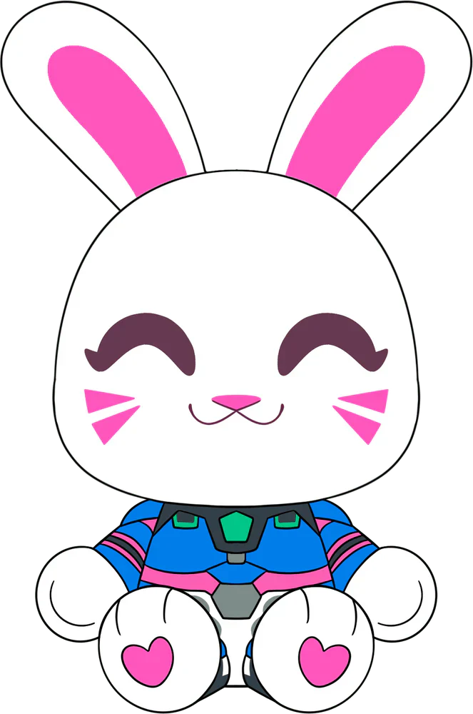 Youtooz Overwatch D.Va Bunny 9" Plush Figure