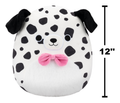 Squishmallows 12" Dustin the White Dalmatian - Image