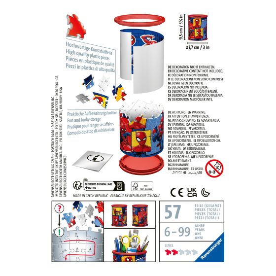 Spider-Man Pencil Holder 54 Piece 3D Puzzle