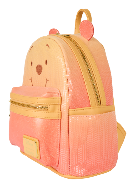 Loungefly - Winnie Pooh Glitter Sequin Mini Backpack - Image