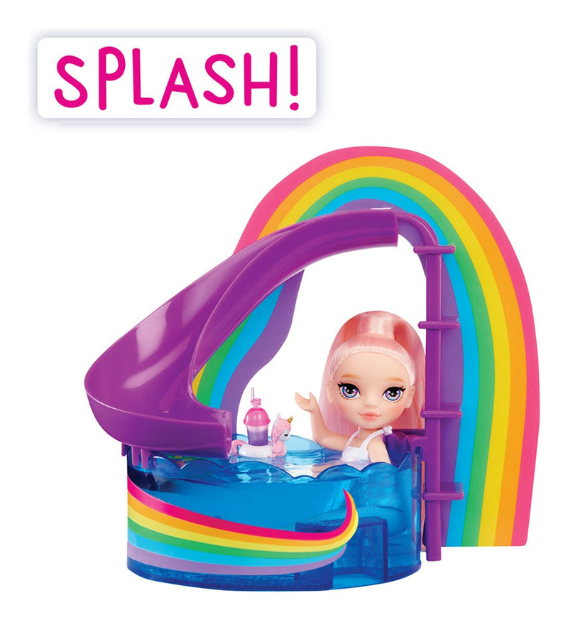 Rainbow High Little Pool Day with Blush Playset - Image