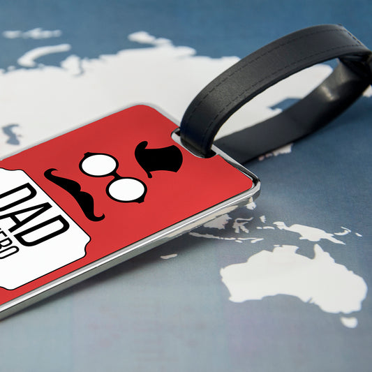Personalised Dad You Are My Hero Luggage Tag