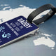Personalised Daddy Take Me With You Luggage Tag