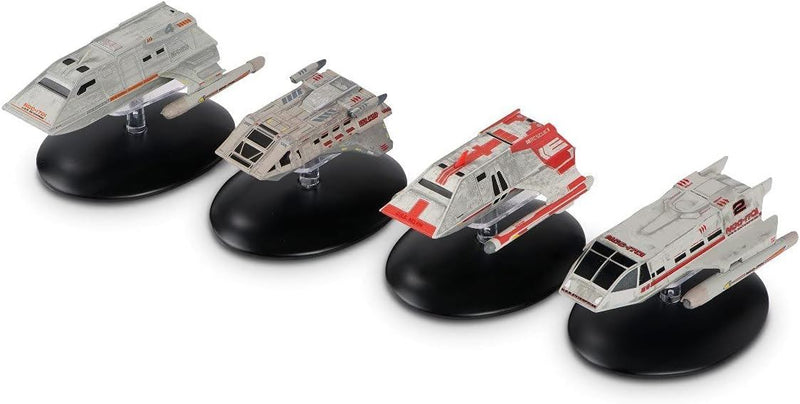 Shuttlecraft Set 4 Kelvin Timeline (Transport Shuttlecraft & Passenger Shuttle & Med Evac Shuttle & Warrant Shuttl, rear view