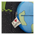 Loungefly - Invader Zim Glow Mini Backpack, close-up detail