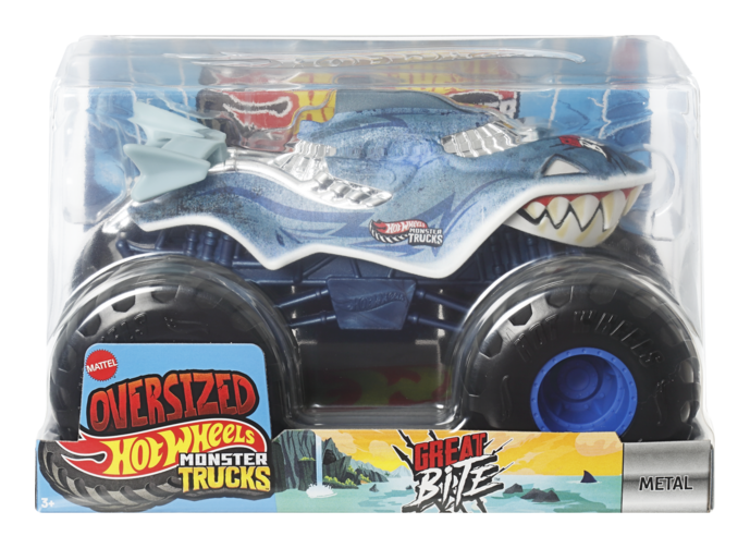 Hot Wheels Monster Trucks Oversized Great Bite