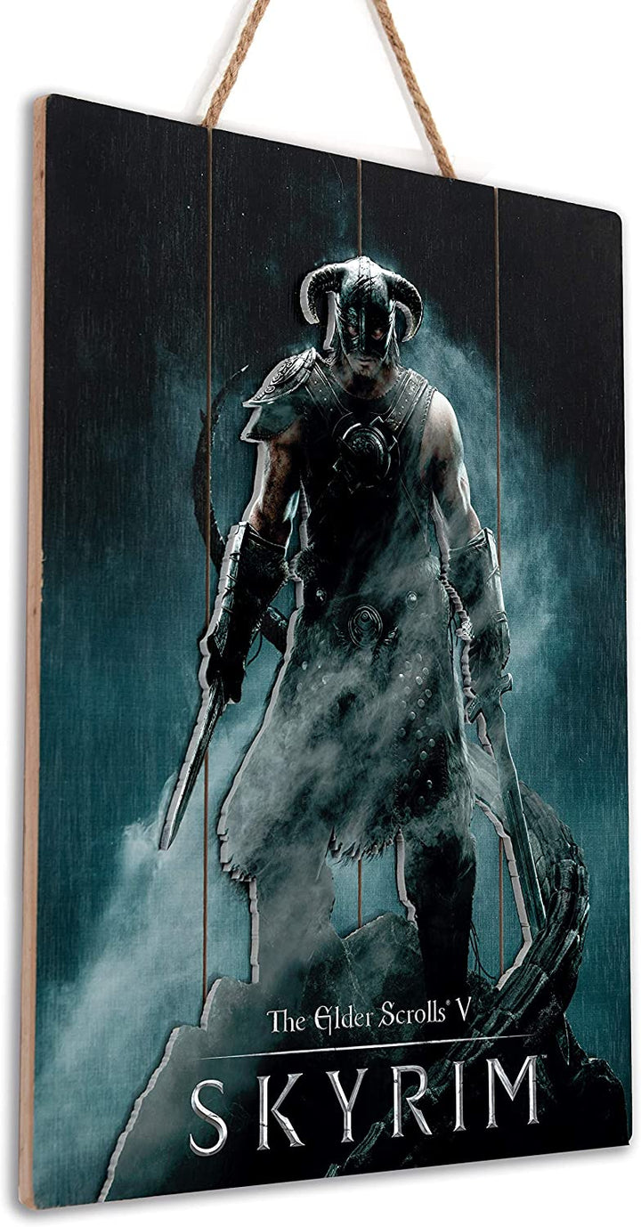 Doctor Collector Dragonborn Skyrim Woodart 3D Poster