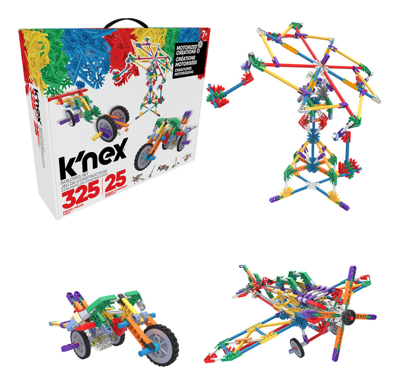 K'nex 325 Piece 25 Model Motorised Creations Set
