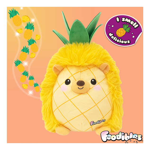 Foodibles Series 1 Large Scented Plush: Pineapple Hedgehog