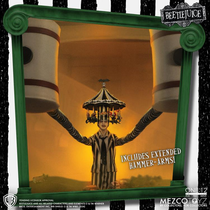 Mezco Beetlejuice (1988) One:12 Collective Beetlejuice Deluxe Edition