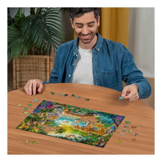 Tiger family in Oasis, 500pc