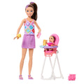 Barbie Skipper Babysitters Inc. Playset with High Chair & Accessories - Image
