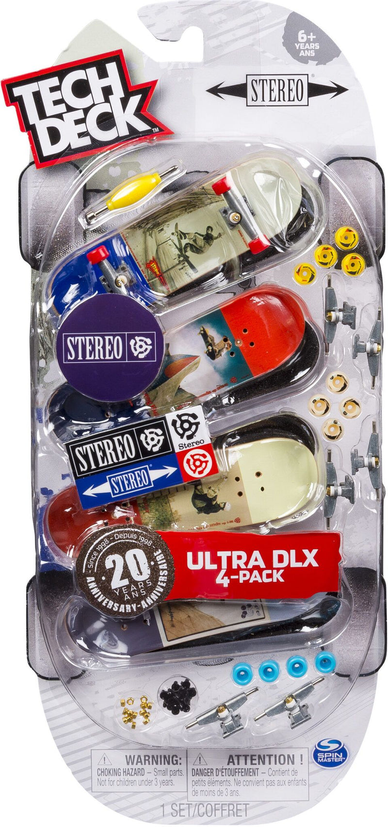 Tech Deck 96mm Fingerboard 4-Pack Assorted - Image