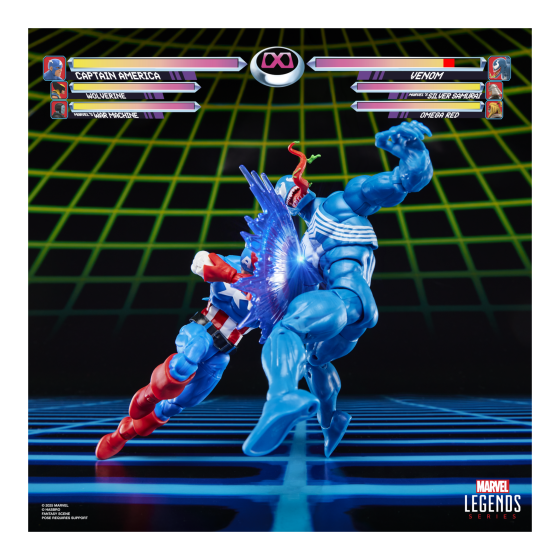 Marvel Legends Series Gamerverse Captain America vs Venom