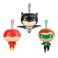 DC Comics Batman, Flash and Green Lantern Set of 3 Christmas Ornaments alternate view
