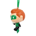 DC Comics Batman, Flash and Green Lantern Set of 3 Christmas Ornaments packaging view