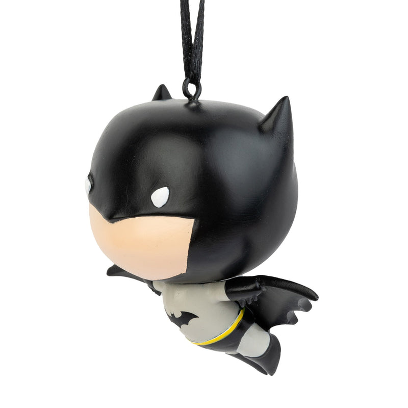DC Comics Batman, Flash and Green Lantern Set of 3 Christmas Ornaments side angle